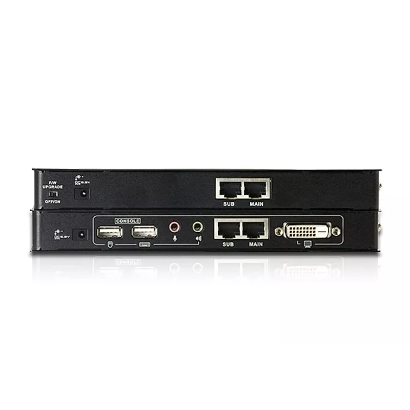 ATEN CE600 extender KVM USB DVI con audio e RS-232, Single Link, unità locale e remota, fino a 60 m su Cat5e