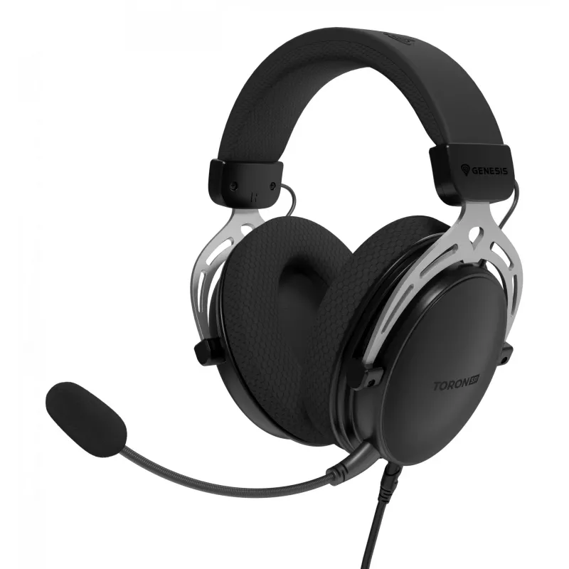Headset gaming cablato binaurale Genesis Toron 531 — circumaurale, 32 Ω, 20–20000 Hz, cavo 1 m