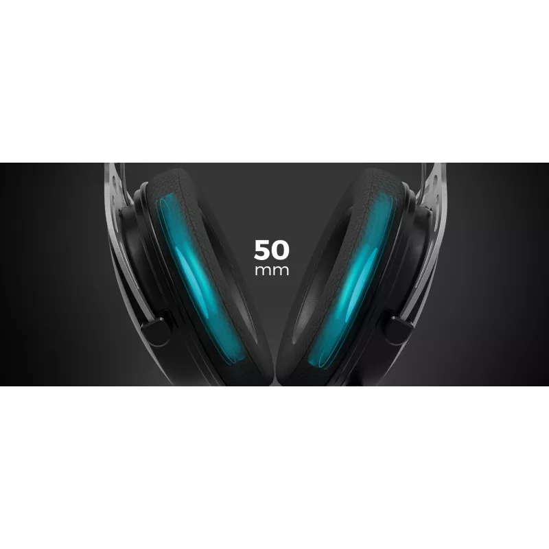 Headset gaming cablato binaurale Genesis Toron 531 — circumaurale, 32 Ω, 20–20000 Hz, cavo 1 m