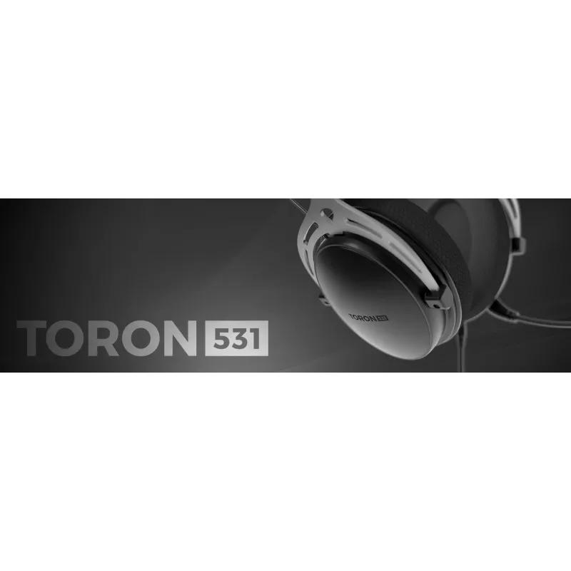Headset gaming cablato binaurale Genesis Toron 531 — circumaurale, 32 Ω, 20–20000 Hz, cavo 1 m