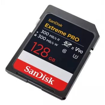 Memoria flash SanDisk Extreme PRO 128 GB SDXC UHS-II modello SDSDXDM-128G-GN4IN