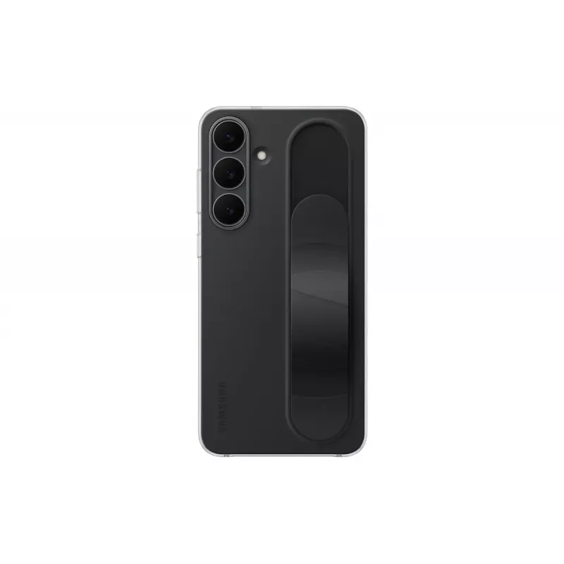Custodia Protective Standing Grip Samsung per Galaxy S25 FE, nero, supporto da tavolo