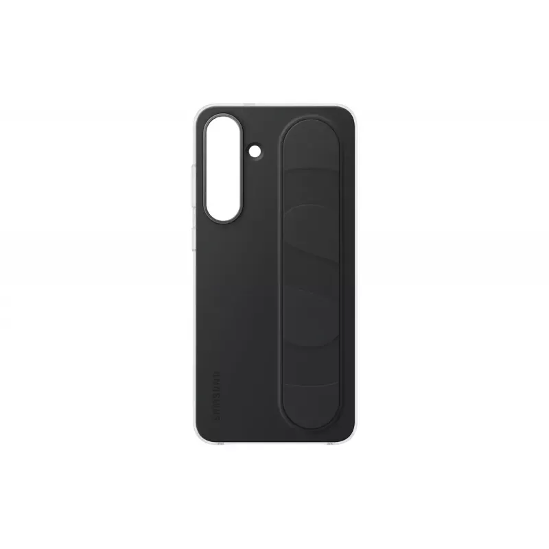 Custodia Protective Standing Grip Samsung per Galaxy S25 FE, nero, supporto da tavolo