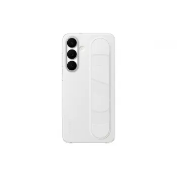 Custodia Standing Grip Samsung per Galaxy S25 FE – bianco, supporto da tavolo
