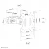 Neomounts FL40-430BL11 Supporto per montaggio a palo TV 17-32 pollici - Diam. 28-60 mm