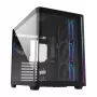 FSP M580-BP Plus case PC Midi Tower, ATX/mATX/Mini-ITX, ARGB, vetro temperato, 4 ventole da 120 mm, nero