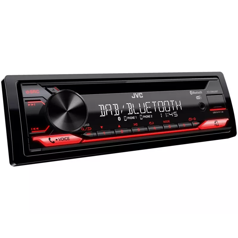 Autoradio JVC KD-DB622BT nero 200 W Bluetooth