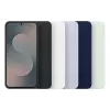 Custodia in silicone per Samsung Galaxy S25 FE — azzurro, per schermo da 6,7 pollici, interno in microfibra