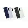 Custodia in silicone per Samsung Galaxy S25 FE — azzurro, per schermo da 6,7 pollici, interno in microfibra