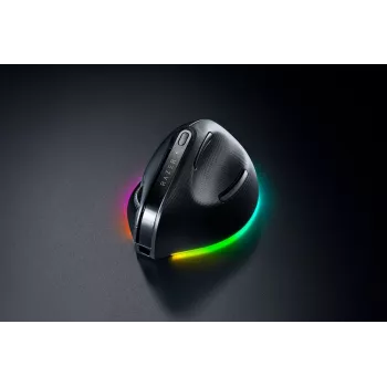 RAZER Pro Click V2 Mouse verticale wireless / con filo nero
