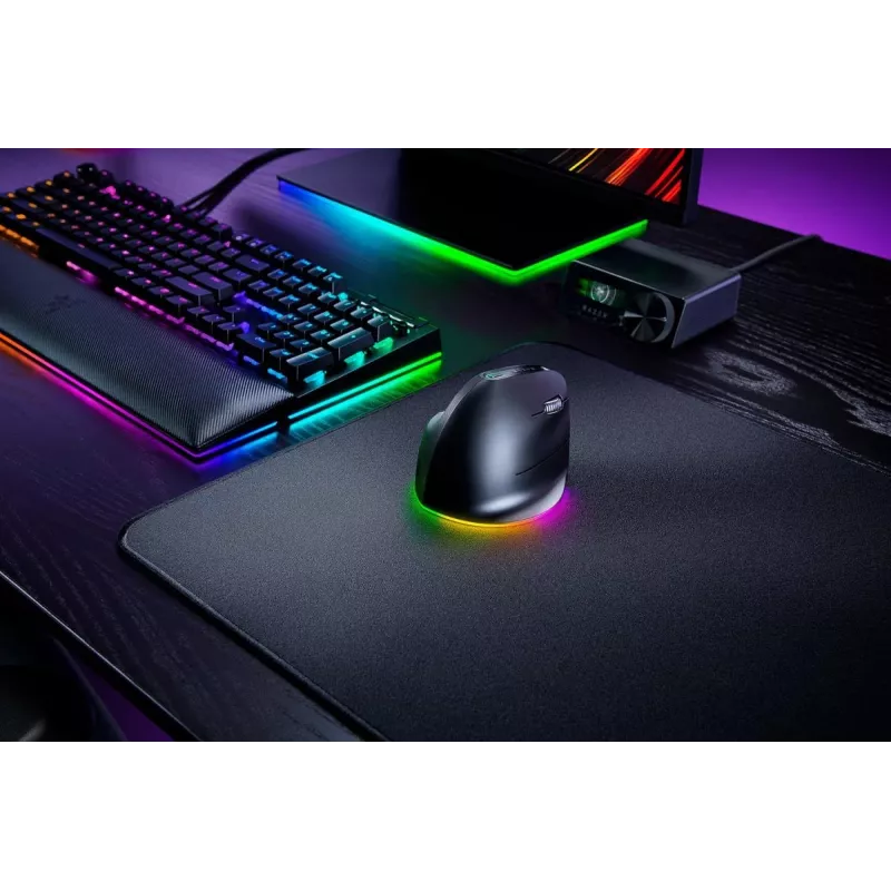 RAZER Pro Click V2 Mouse verticale wireless / con filo nero