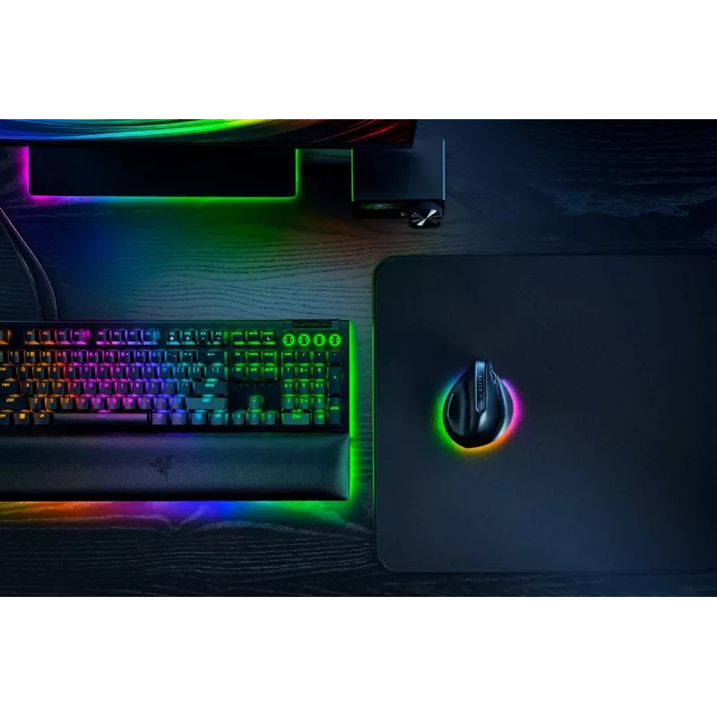 RAZER Pro Click V2 Mouse verticale wireless / con filo nero
