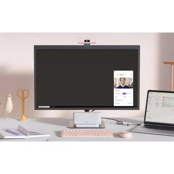 LOGITECH Brio 500 Webcam Full HD rosa