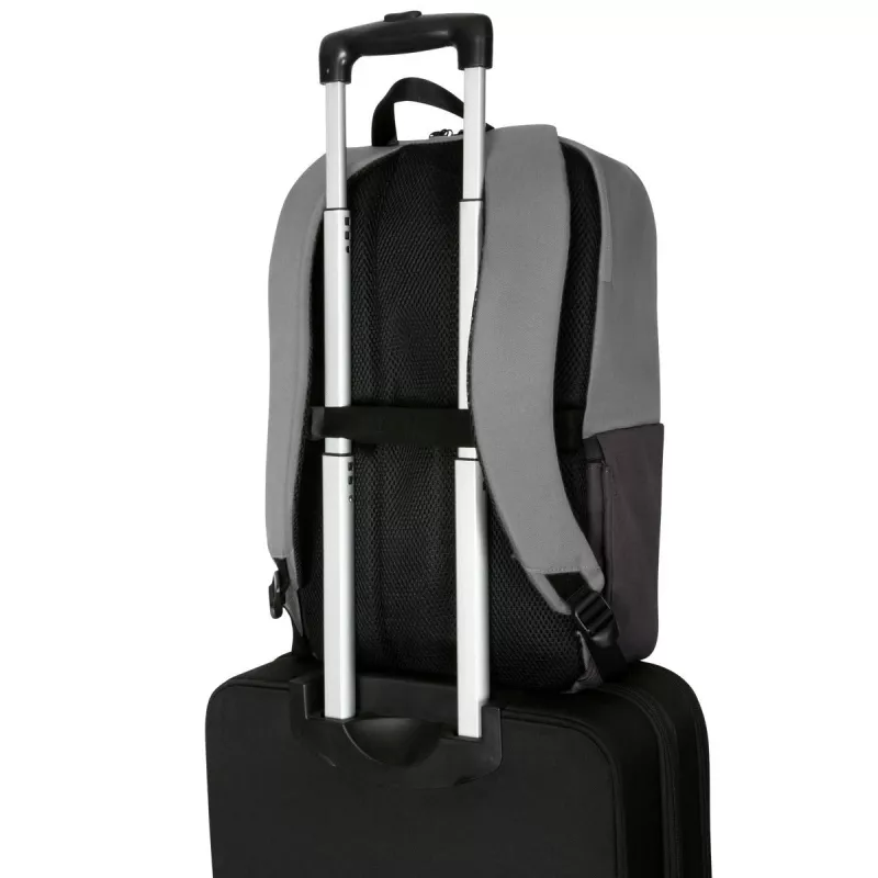 Zaino Targus Sagano 39,6 cm 15,6 pollici nero grigio 2 tasche frontali