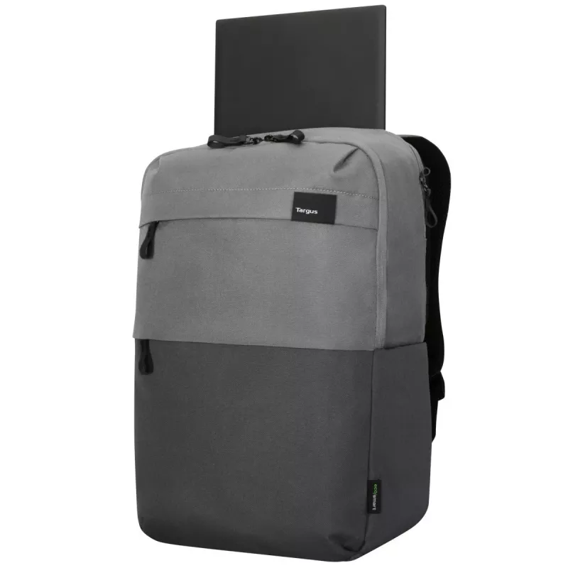 Zaino Targus Sagano 39,6 cm 15,6 pollici nero grigio 2 tasche frontali
