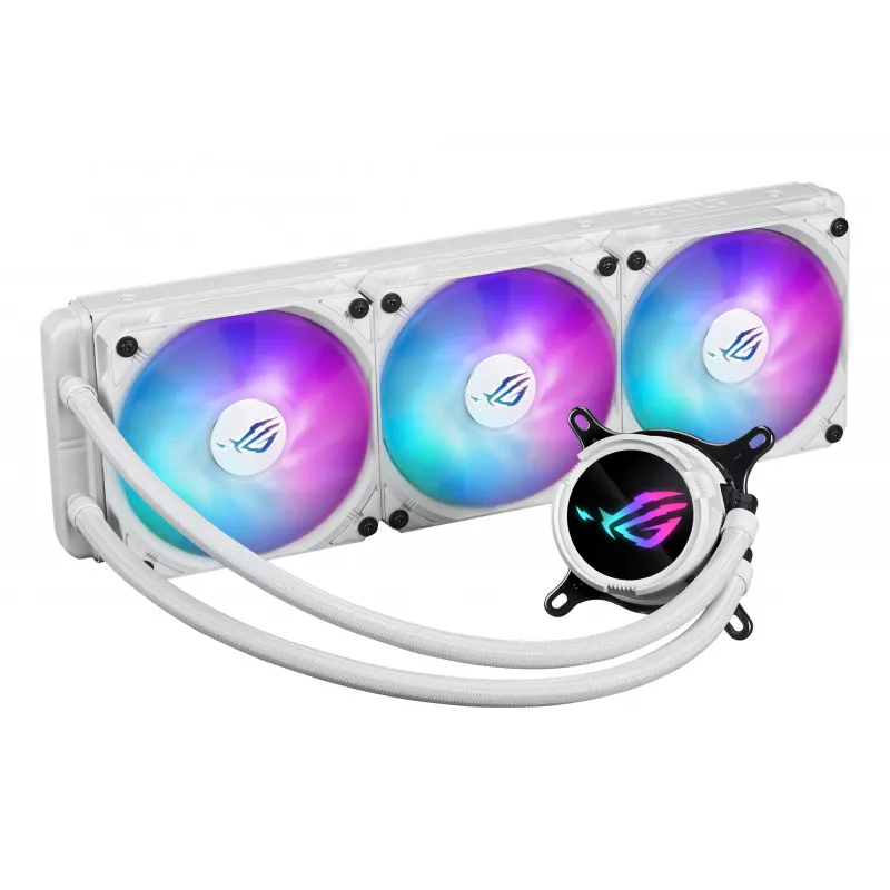 ASUS ROG Strix LC III 360 ARGB White Edition raffreddamento a liquido AiO, 360 mm, bianco