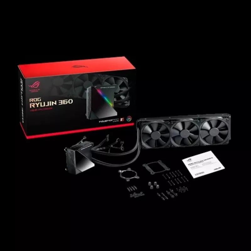 Dissipatore a liquido all-in-one per processore ASUS ROG RYUJIN 360 12 cm nero 1 pz.