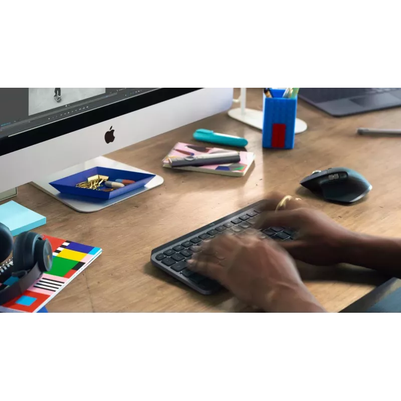LOGITECH Mx Keys Mini tastiera wireless illuminata minimalista - grafite - Qwerty US/International