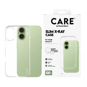 Custodia per cellulare PanzerGlass custodia alla moda trasparente X-Ray Soft Basic per iPhone 17