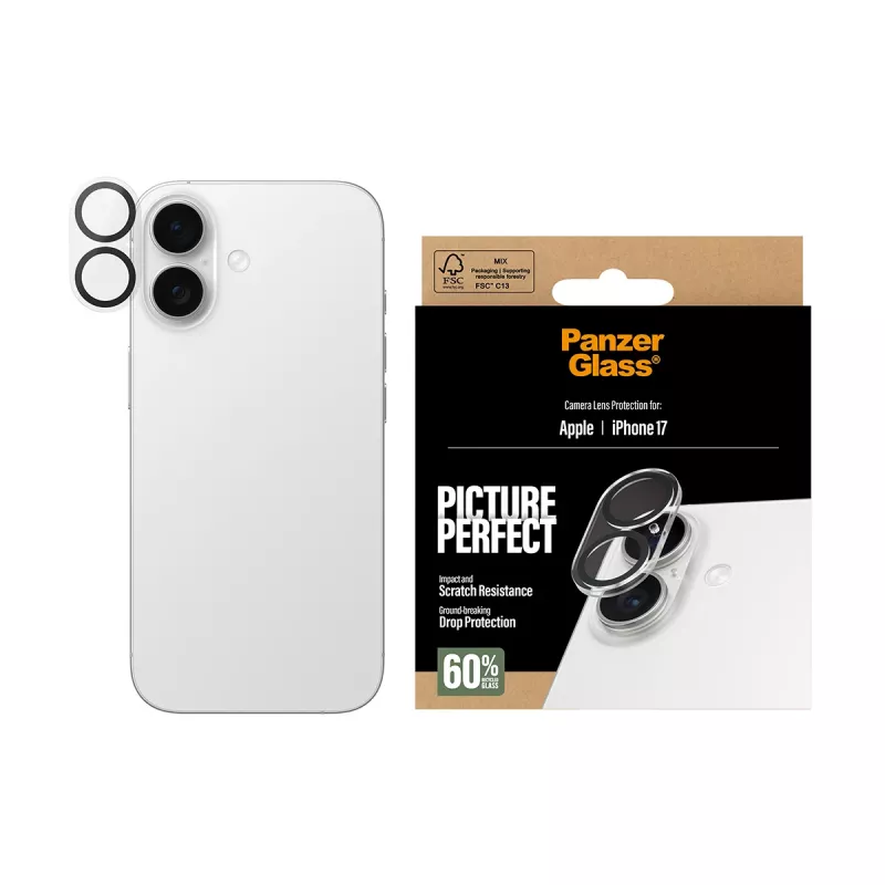 PanzerGlass ® PicturePerfect protezione lenti fotocamera per iPhone 17