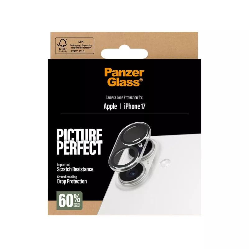 PanzerGlass ® PicturePerfect protezione lenti fotocamera per iPhone 17