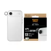 Protezione lenti fotocamera PanzerGlass Hoops per iPhone Air — vetro temperato e silicone, trasparente, 1 pz.