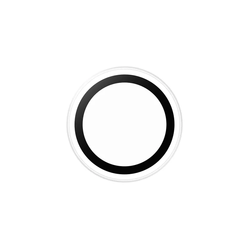Protezione lenti fotocamera PanzerGlass Hoops per iPhone Air — vetro temperato e silicone, trasparente, 1 pz.