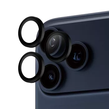 PanzerGlass ® Hoops® protezione lenti fotocamera nero iPhone 17 Pro | iPhone 17 Pro Max | iPhone 16 Pro | 16 Pro Max