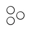 Protezione fotocamera PanzerGlass Hoops trasparente per iPhone 17 Pro / 17 Pro Max / 16 Pro / 16 Pro Max, vetro temperato, silicone, 1 pz.