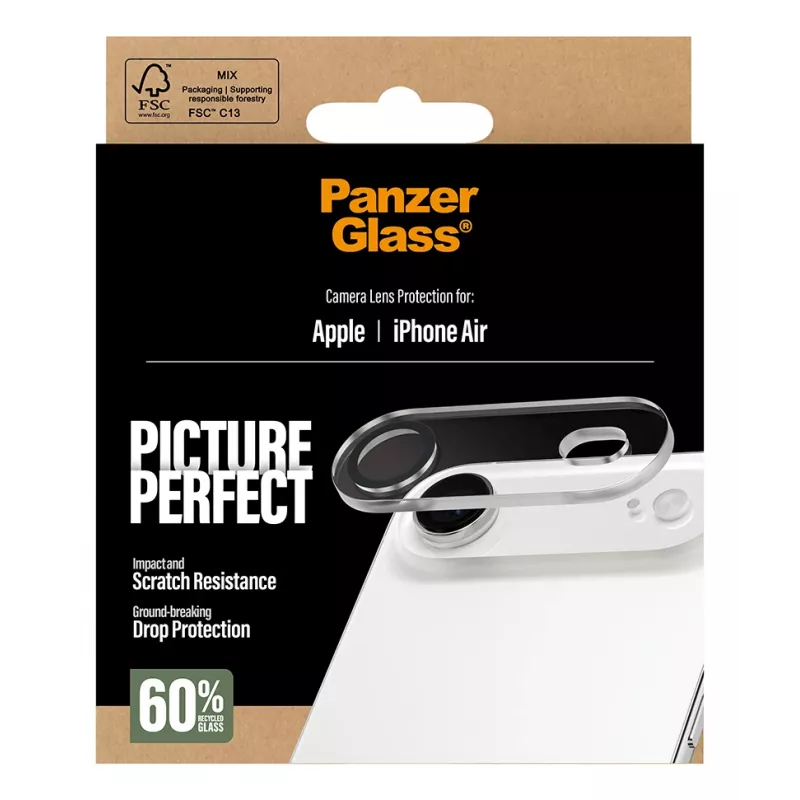 Protezione lenti fotocamera PanzerGlass iPhone Air antigraffio antishock