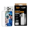 Bundle protezione schermo PanzerGlass CARE 3-in-1 Flagship Explorer per iPhone 17 Pro – vetro temperato, PET, silicone, trasparente
