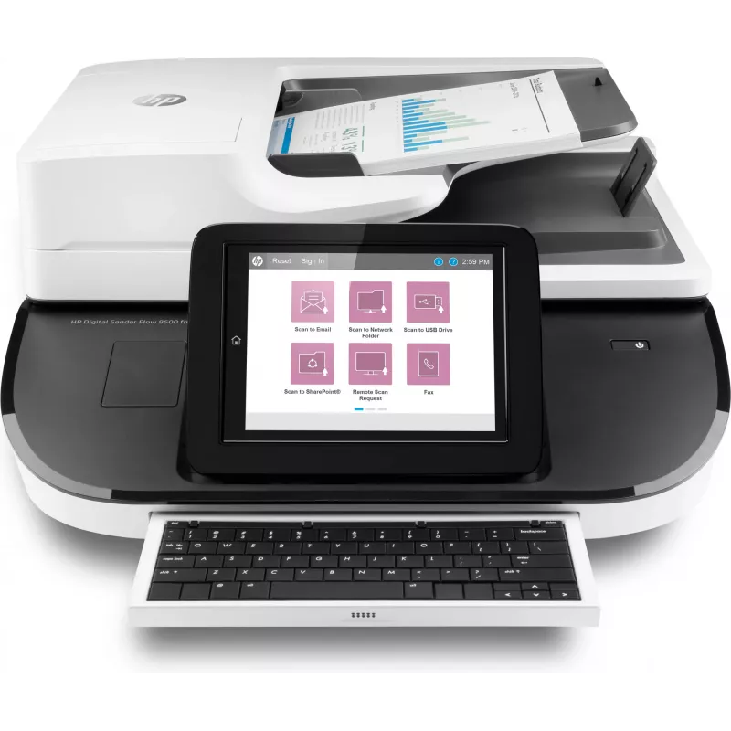 Scanner a piano e ADF HP Flow 8500 fn2 600 x 600 DPI