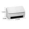 Scanner a trascinamento HP Scanjet Enterprise Flow N7000 600 x 600 DPI A4 Bianco