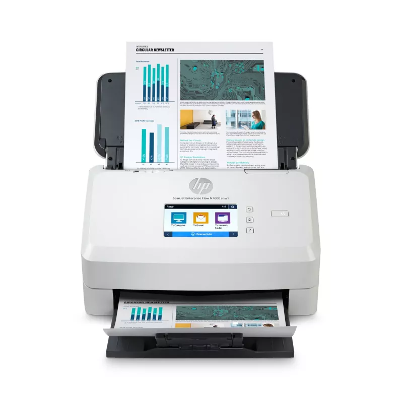 Scanner a trascinamento HP Scanjet Enterprise Flow N7000 600 x 600 DPI A4 Bianco