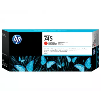 Cartuccia d'inchiostro HP 745 300 ml DesignJet, Rosso cromatico