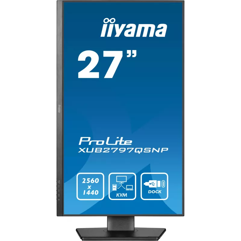 iiyama ProLite XUB2797QSNP-B1 monitor per computer 68,6 cm (27 inch) 2560 x 1440 pixel Quad HD LED nero