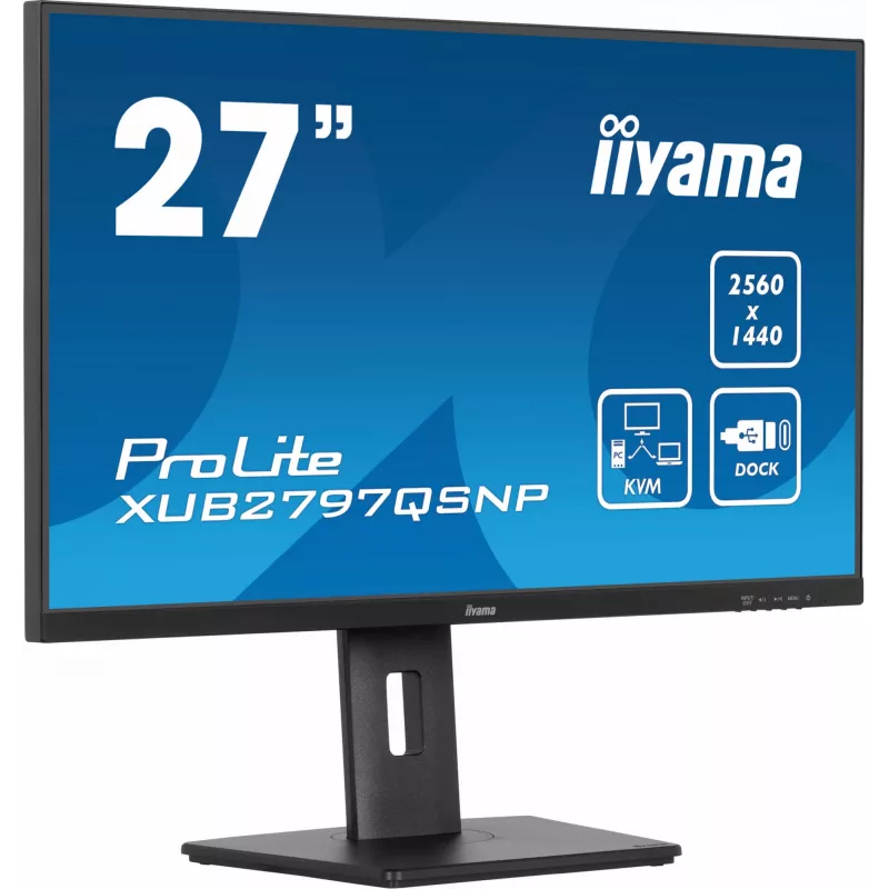 iiyama ProLite XUB2797QSNP-B1 monitor per computer 68,6 cm (27 inch) 2560 x 1440 pixel Quad HD LED nero