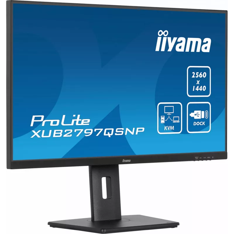 iiyama ProLite XUB2797QSNP-B1 monitor per computer 68,6 cm (27 inch) 2560 x 1440 pixel Quad HD LED nero
