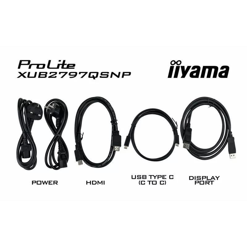 iiyama ProLite XUB2797QSNP-B1 monitor per computer 68,6 cm (27 inch) 2560 x 1440 pixel Quad HD LED nero