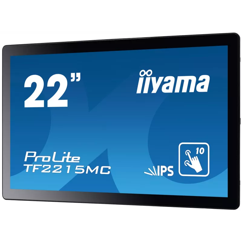 iiyama ProLite TF2215MC-B2 monitor per computer 54,6 cm (21,5 inch) 1920 x 1080 pixel Full HD LED touchscreen multiutente nero