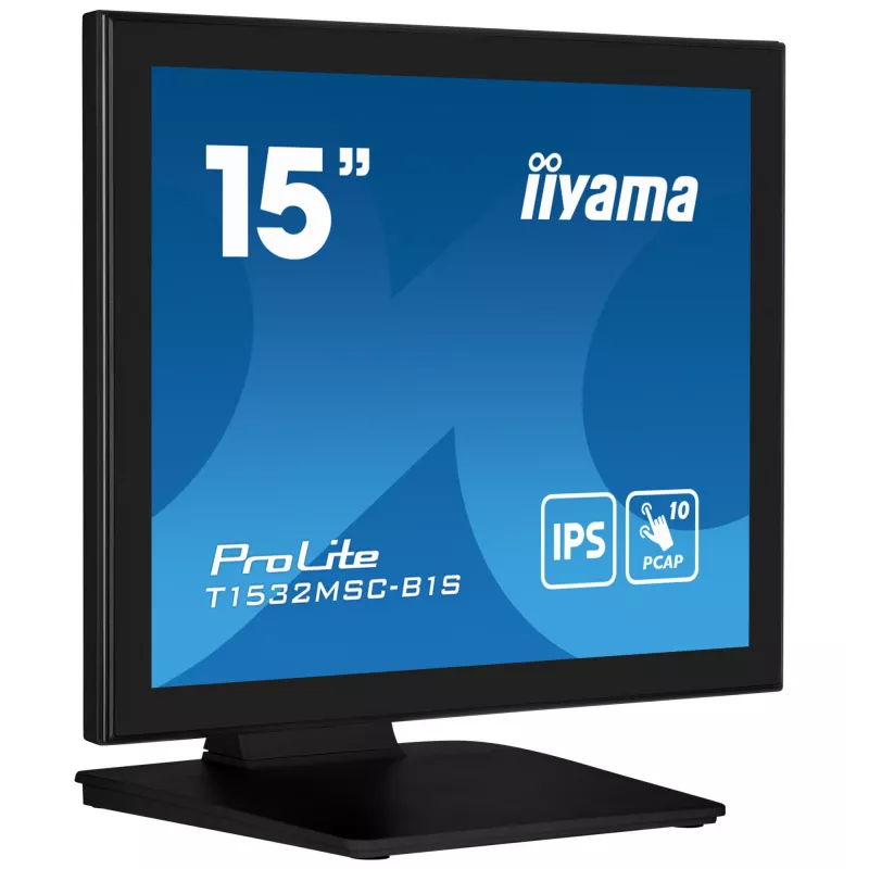 iiyama ProLite T1532MSC-B1S monitor per computer 38,1 cm (15 inch) 1024 x 768 pixel XGA LCD touchscreen nero