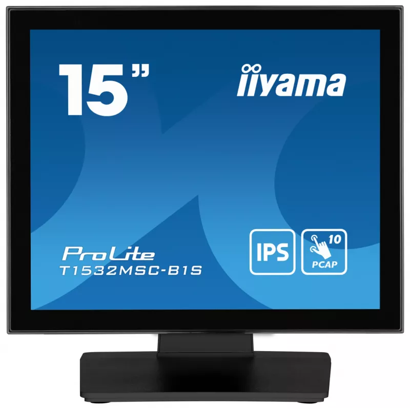 iiyama ProLite T1532MSC-B1S monitor per computer 38,1 cm (15 inch) 1024 x 768 pixel XGA LCD touchscreen nero