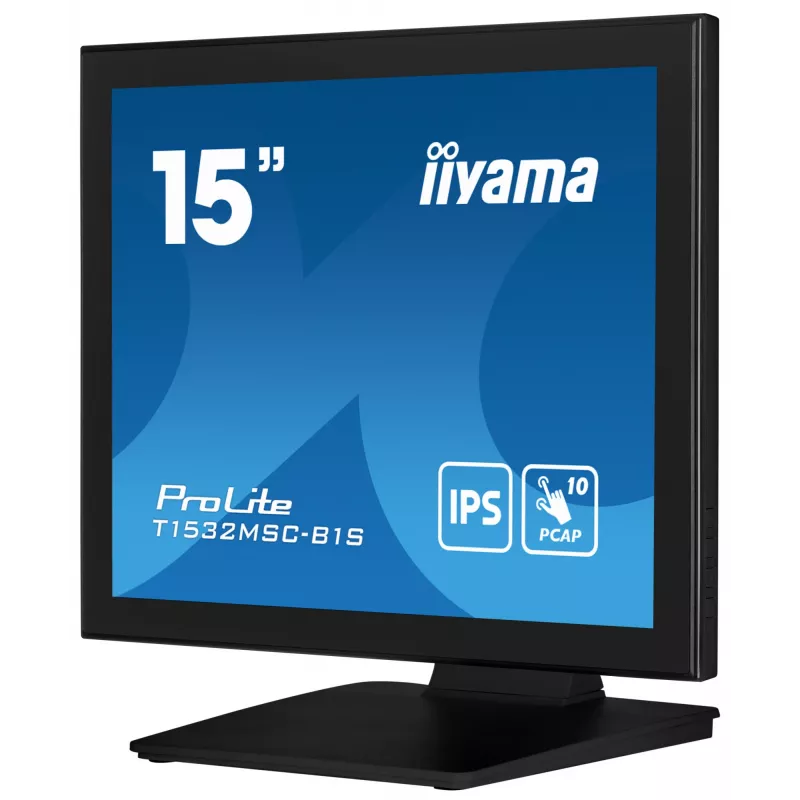 iiyama ProLite T1532MSC-B1S monitor per computer 38,1 cm (15 inch) 1024 x 768 pixel XGA LCD touchscreen nero