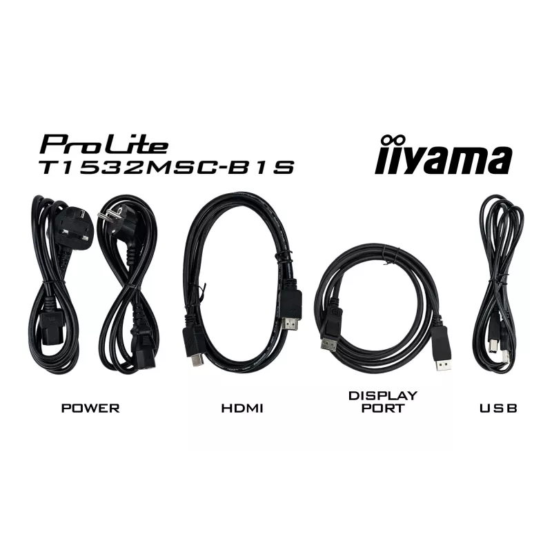 iiyama ProLite T1532MSC-B1S monitor per computer 38,1 cm (15 inch) 1024 x 768 pixel XGA LCD touchscreen nero
