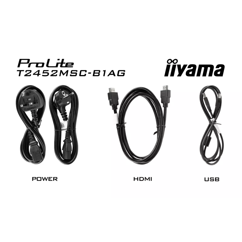 iiyama ProLite T2452MSC-B1AG Monitor per computer 60,5 cm (23,8