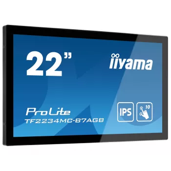 iiyama ProLite TF2234MC-B7AGB Monitor per computer 54,6 cm (21,5 inch) 1920 x 1080 Pixel Full HD LED touchscreen multiutente nero