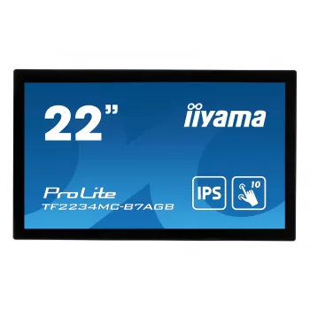 iiyama ProLite TF2234MC-B7AGB Monitor per computer 54,6 cm (21,5 inch) 1920 x 1080 Pixel Full HD LED touchscreen multiutente nero