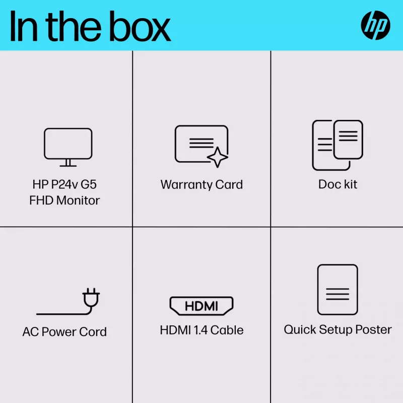 Monitor HP P24v G5 23,8