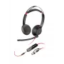 HP Poly Blackwire 5220 Cuffie stereo USB-C + jack 3,5 mm + adattatore USB-C/A