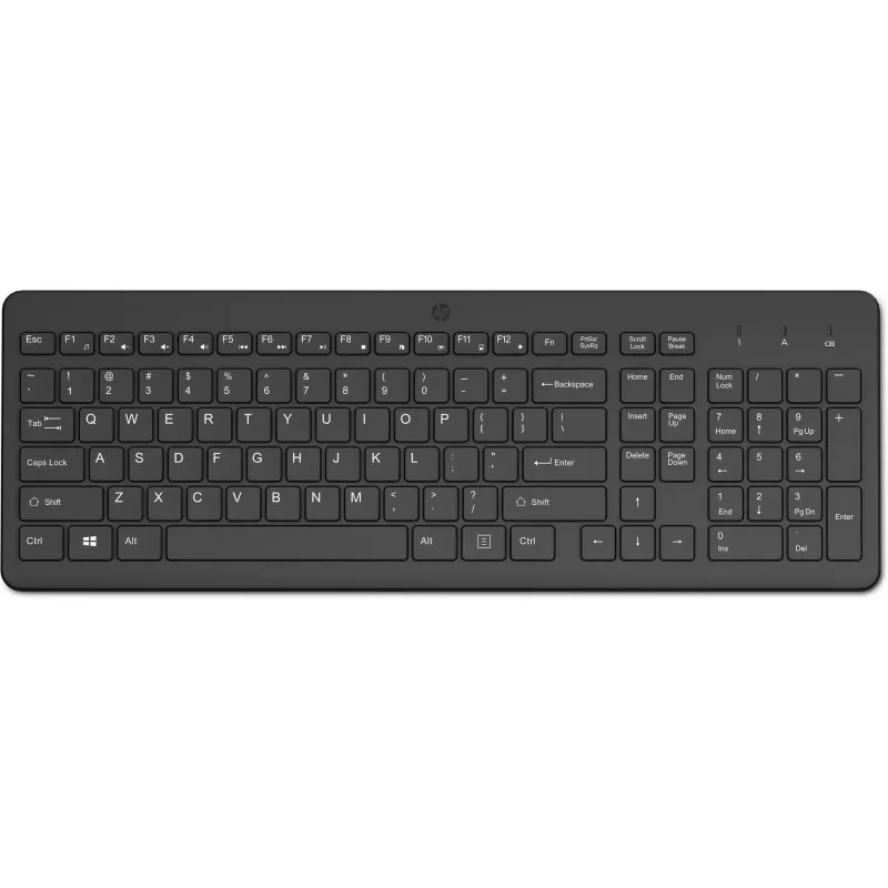 HP 225 Tastiera wireless formato completo wireless RF universale nero 805T1AA#ABD